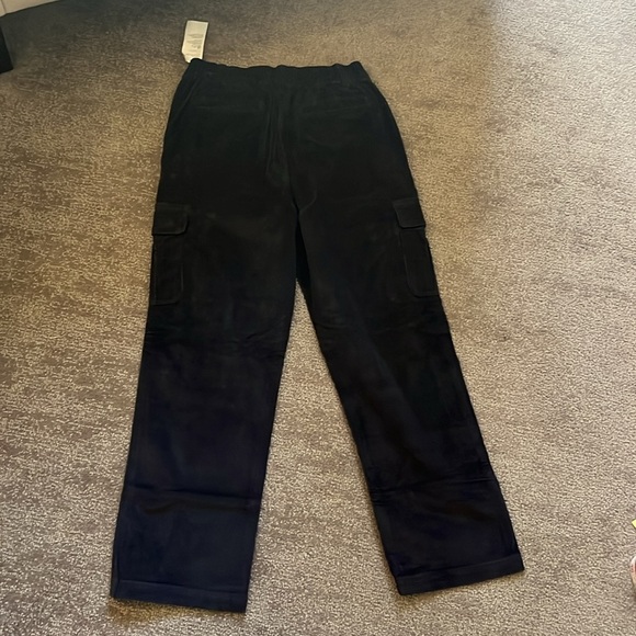 NWT Abercrombie Kids Drawstring Cotton Corduroy Dark Gray Pants Size 9/10 R - Picture 8 of 9